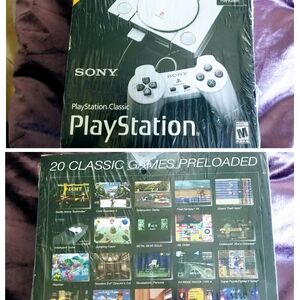 Sony PlayStation Classic Console - Silver and Black